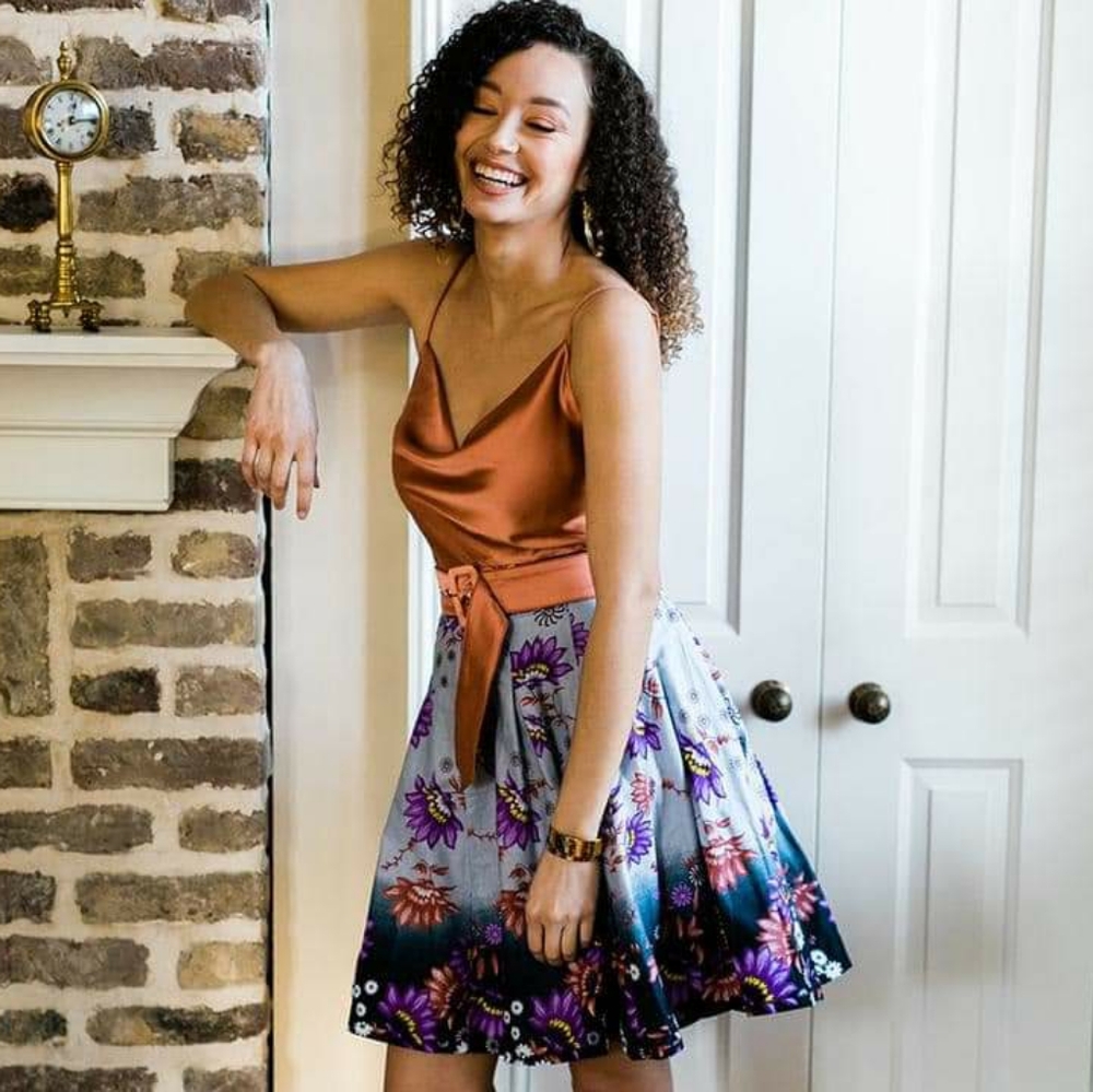 Francis + Benedict Iris Mini Skirt